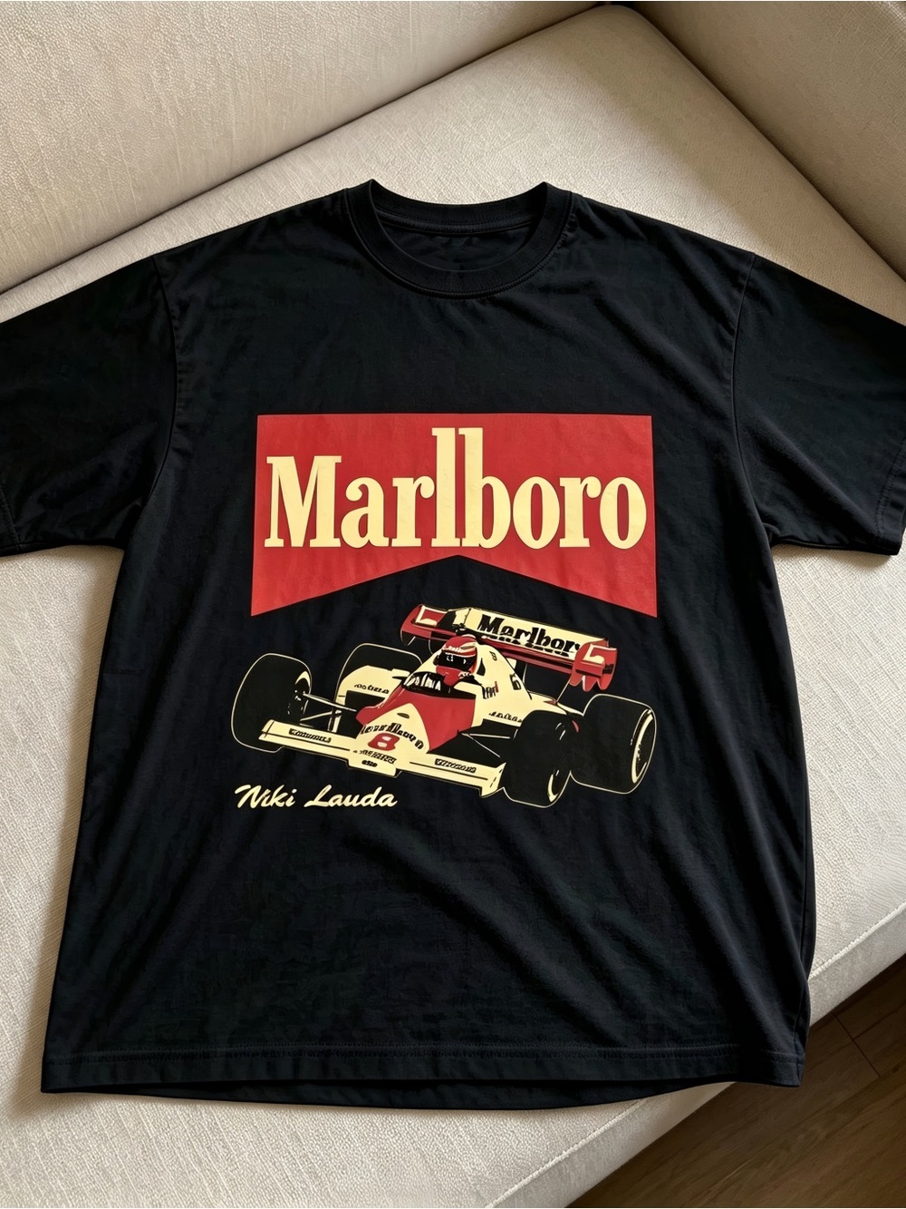 Marlboro Lauda racing Womens Mens T-shirt Unisex